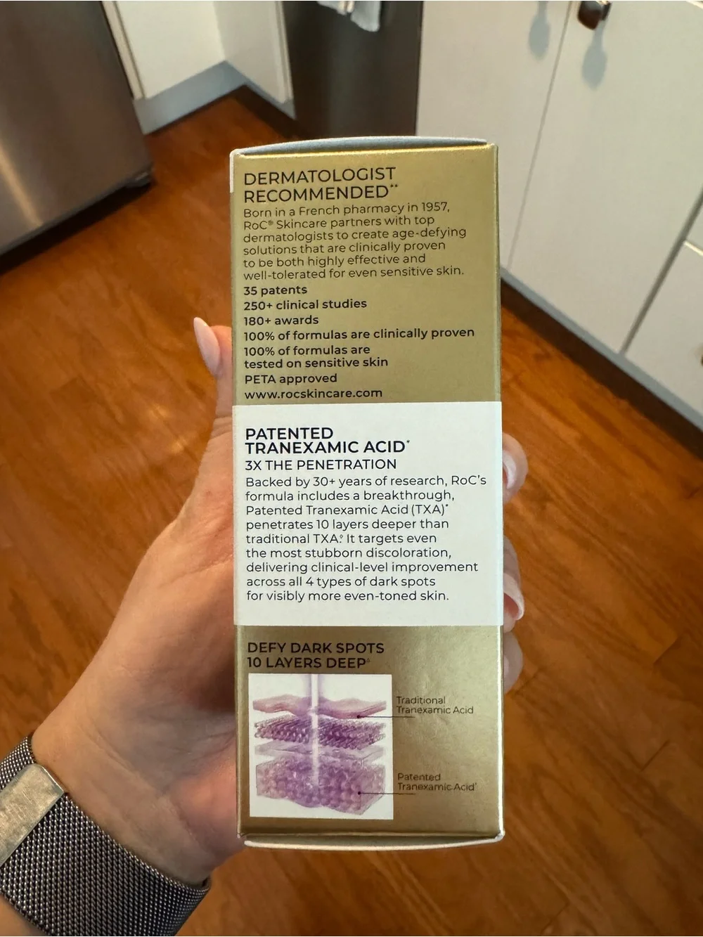 RoC Even Tone Roll-On Serum - Purple